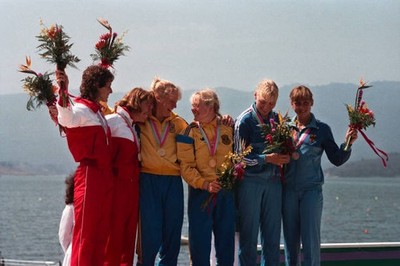Canadian sprint canoer Susan Holloway Hungarian-born Canadian spri- Old Photo
