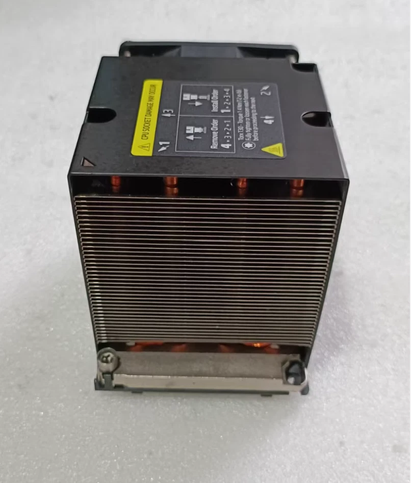 Used HP Z8 G4 No.1 Position CPU0 Heatsink w/cage Rev A 900197-001 - Image 2 of 4