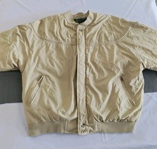 Vtg The Authentic La Paz By Catalina Mens Large Jacket Khaki Brown 90s Bomber