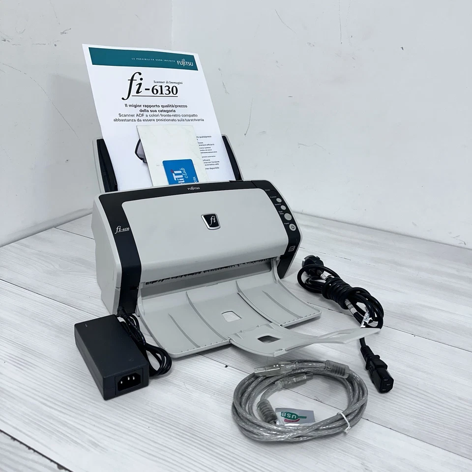 Scanner Professionale Fujitsu fi-6130, USB ,Duplex automatic, colore - Imagen 1 de 4