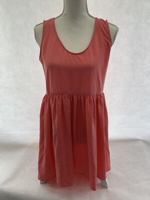 MNG Collection Pink Sleeveless Knee Length Dress Size S