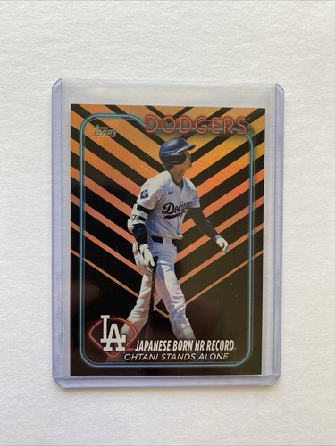 2024 Topps Update Shohei Ohtani HR Japanese Born Record Holiday Foil #US123 