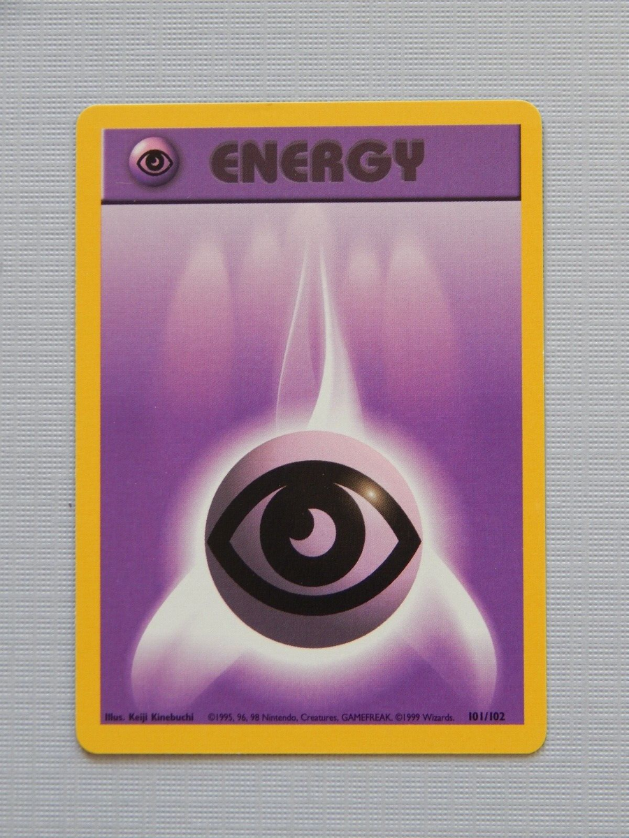 1999 Pokémon Card Base Basic Set TCG Purple Psychic Energy ~