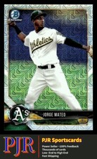 2018 Bowman Mega Box #BCP95 Jorge Mateo Oakland Athletics  Chrome Prospects