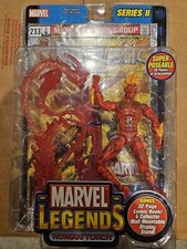 MARVEL LEGENDS Toybiz HUMAN TORCH Series 2 6  Action Figure 2002 - NEW Sealed