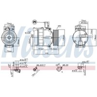 Kompressor Klimaanlage FüR Mercedes-Benz Sprinter 2-T Bus 901 902 903
