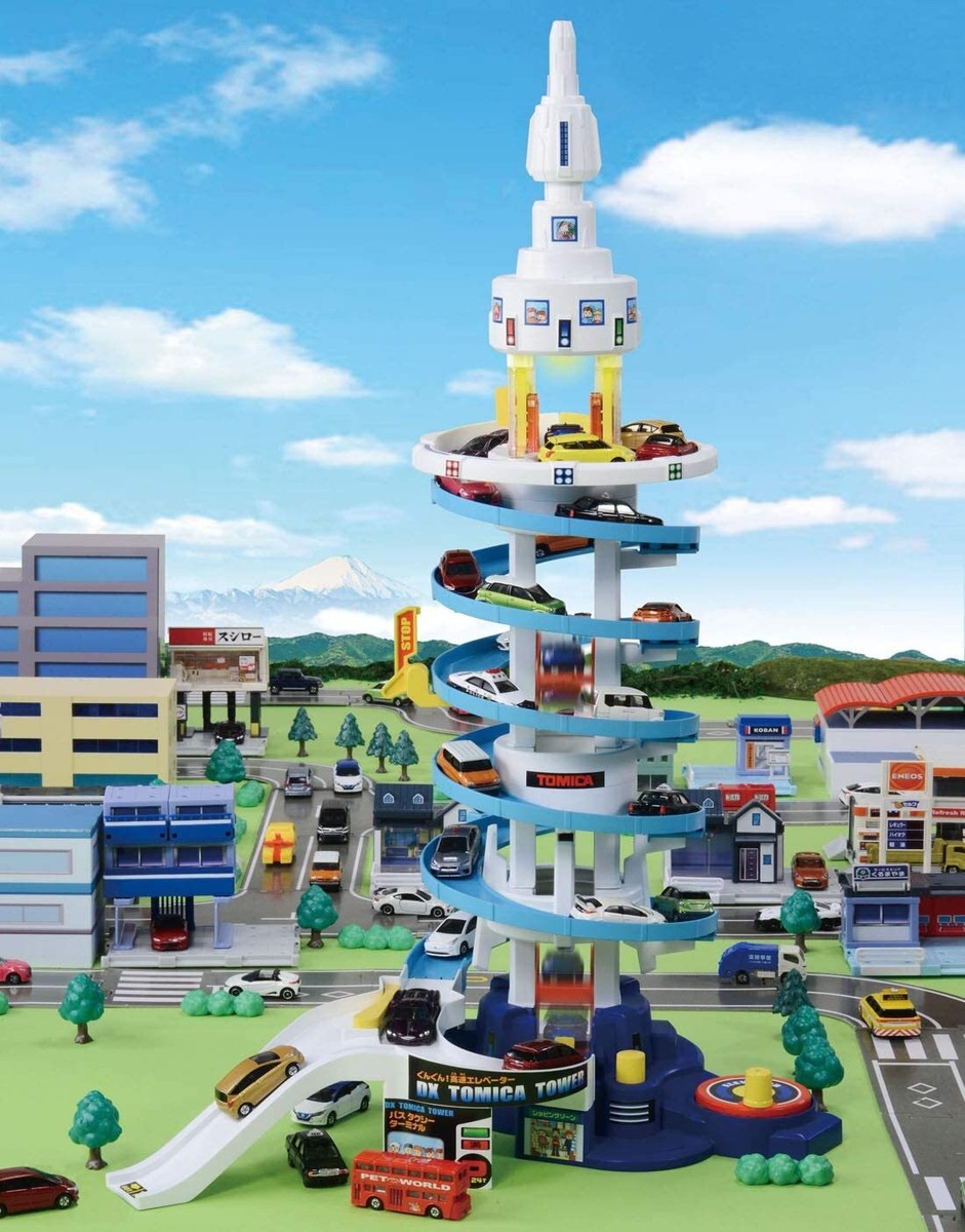 Takara Tomy - rui　無限連打 キョダイバトルタワー Let's play with Tomica! DX Tomica Tower [Japan Toy Grand