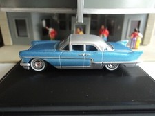 Oxford 1957 Cadillac Eldorado Hard Top Blue 187 Ho Diecast Car Gm
