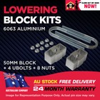 Ford Explorer Lowering Block Kit 2" (50mm) with 85mm ID U-Bolts