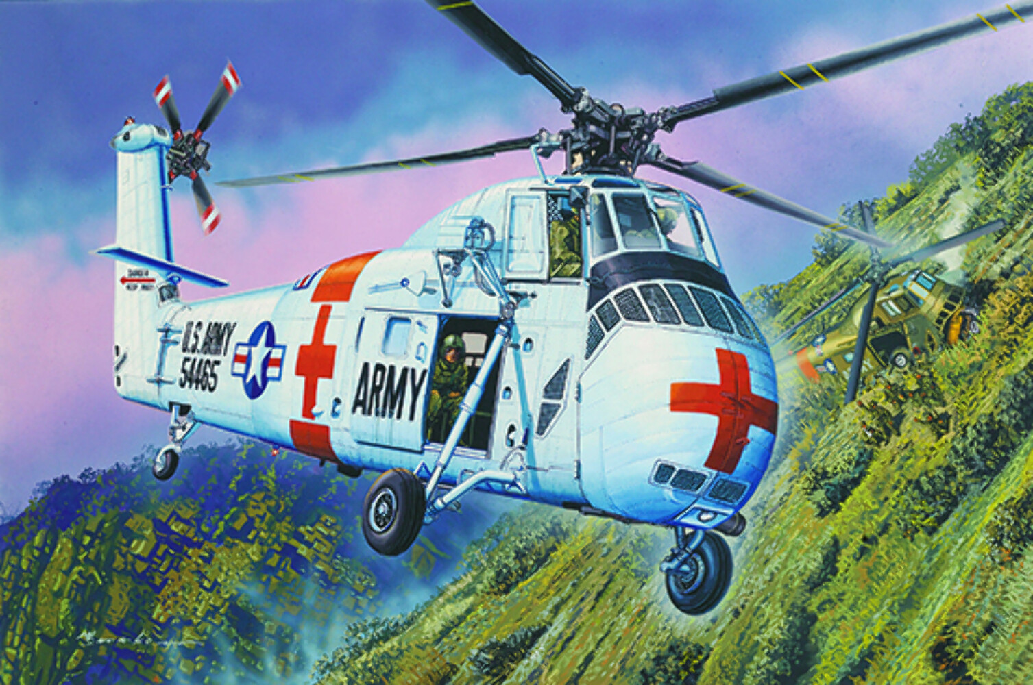 Trumpeter 02883 CH-34 US ARMY RESCUE 1/48 Model Kit