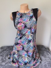 Reel Legends Dress Womens PM Petite M Coastal Palm Keep It Cool Multicolor