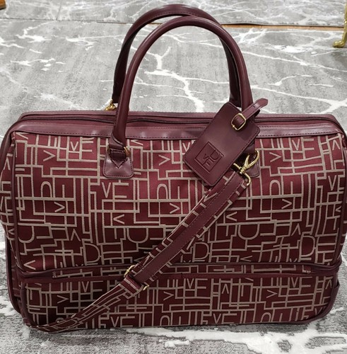 Diane Von Furstenberg Burgundy Luggage 