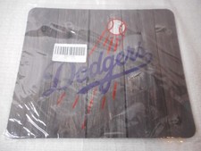 Los Angeles Dodgers Mouse Desk Pad Team Logo Wood Grain Design No-Slip Rubber