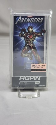 Figpin Iron Man #426 Marvel Pin Square Enix Members Exclusive 