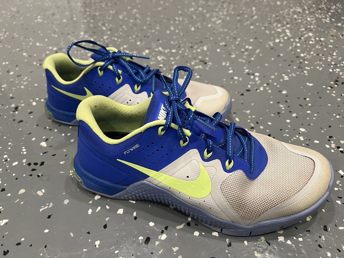 Nike Flywire Metcon 2 Royal Blue Green Grey Women's Training