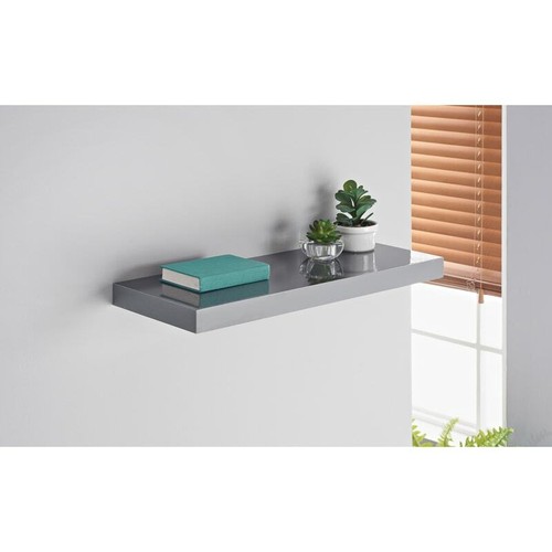 New High Gloss Floating Shelves Shelf Display Unit Wall Mounted Bookcase* 60cm * - Picture 4 of 4