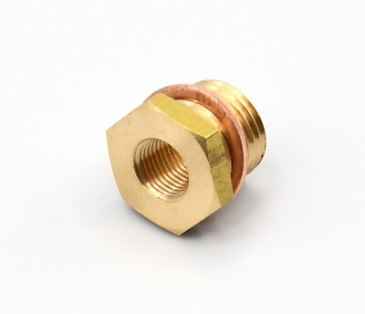 1/8'' NPT Adapter auf  M16 x 1.5 - Messing für Sensoren Druckanzeigen Öldruck usw