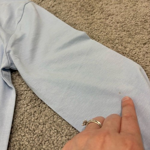 NWT J. Crew Crewcuts Set of 2 Kids’ Long Sleeve Polo Shirts Gray & Light Blue 14 - Picture 12 of 12