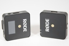 WORKING - RODE WIRELESS GO MICROPHONE RECEIVER AND TRANSMITTER TX RX SET