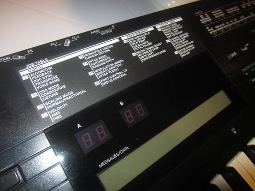 Yamaha DX7 II-D II-FD IID IIFD - Sticker New for Apply in the Front Panel - Picture 6 of 8