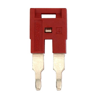 Dinkle DSS2.5N-02P DIN Rail Terminal Block Press-Fit Jumper DK2.5N Two Pole P...