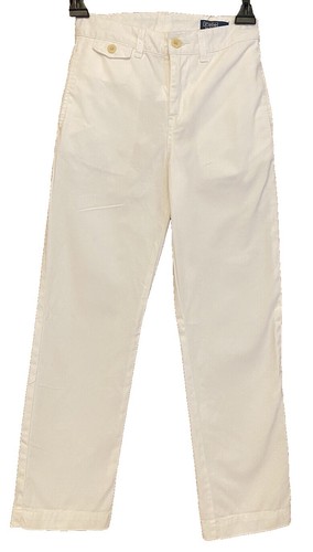 M Ralph Lauren 159612 Boys Slim Fit Cotton Chino Black Pants Sz. 8