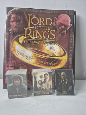Herr der Ringe Zwei Türme Komplett Prismatic Chase Sets Binder Topps 2002