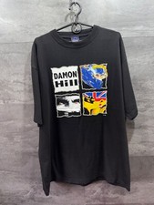 Vintage Damon Hill 1998 Grand Prix F1 Team Wear T-Shirt Racing Formula 1 Size L