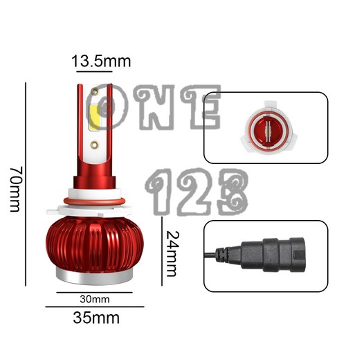 9005 H10 9145 45W 6000k SUPER bright White LED Headlight Bulb Kit Fog Light - Picture 3 of 12