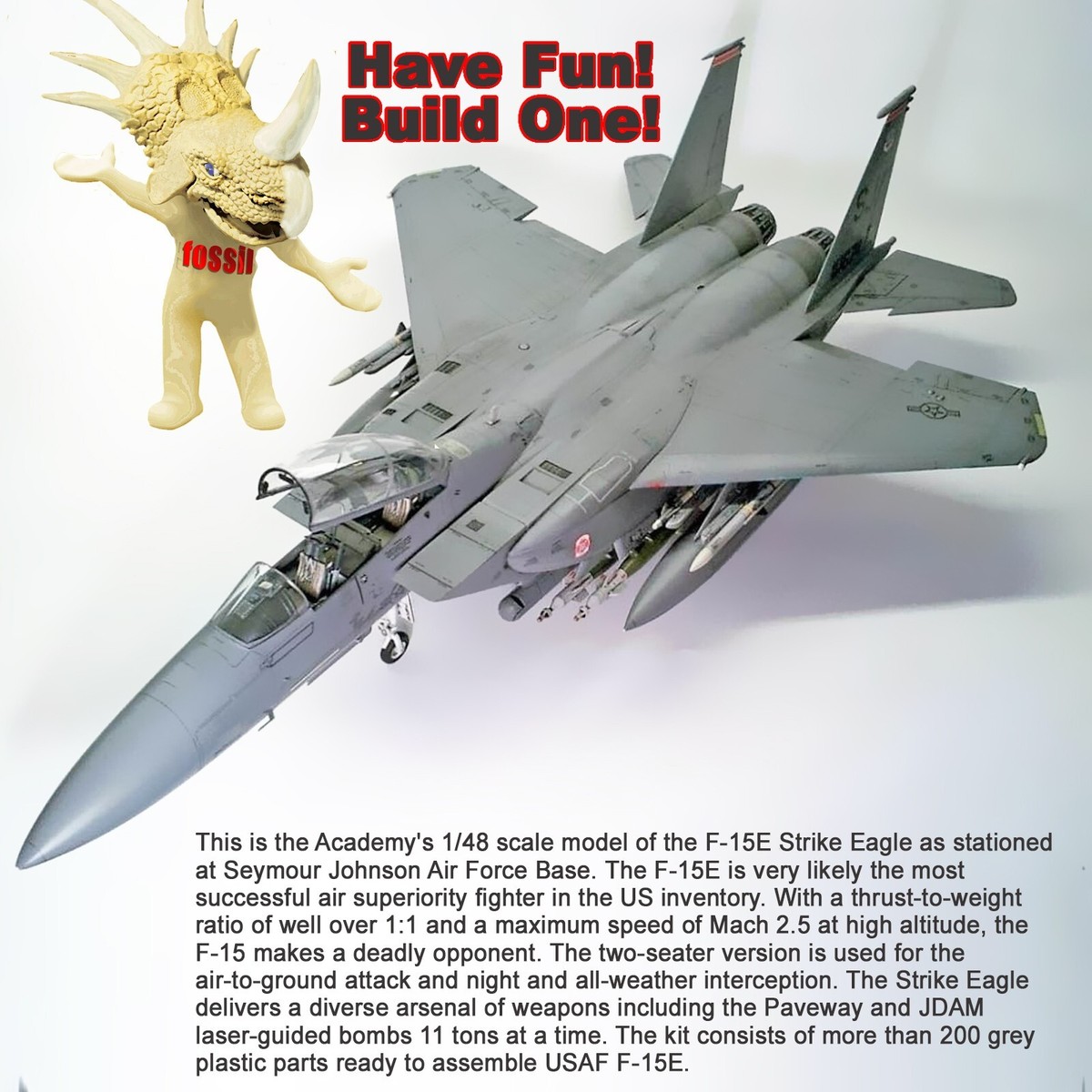 ACADEMY 12295 1/48 USAF F-15E 