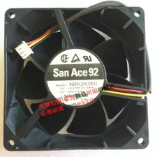 Sanyo 9G0912H1D031 9CM 9038 12V 0.58A 3-wire high-volume chassis cooling fan 
