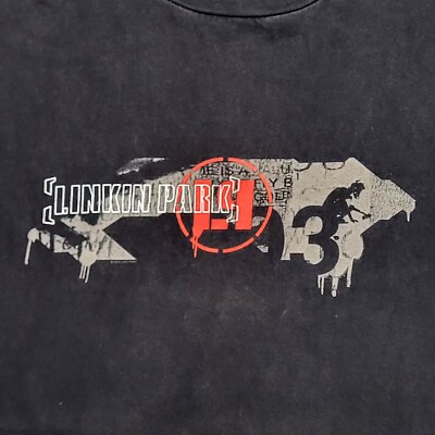 Vtg LINKIN PARK METEORA Tshirt 2003 Tour Black Tee Sz XL | eBay
