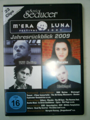 DVD - SONIC SEDUCER TIAMAT EPICA THE 69 EYES PLACEBO BLUTENGEL EDITORS NIK PAGE