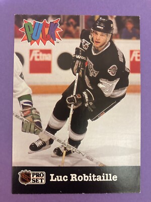 Luc Robitaille Kings 1992 Pro Set PUCK #12