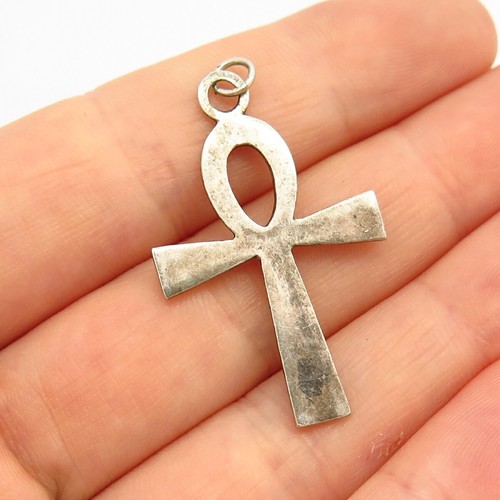 925 Sterling Silver Egypt Ankh Cross 