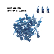 20~200Pcs Dental Syringe Needle Tips Brush Delivery Liner Appliator Infusor Tip