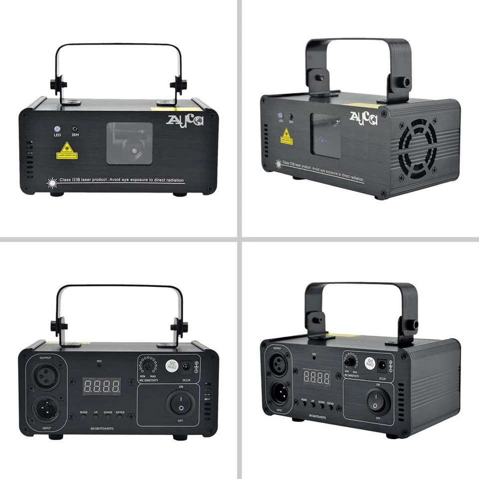 Mini Fernbedienung 400mW RGB Laser Projektor Scan DMX Disco DJ Party Show Bühnenbeleuchtung - Bild 4 von 4