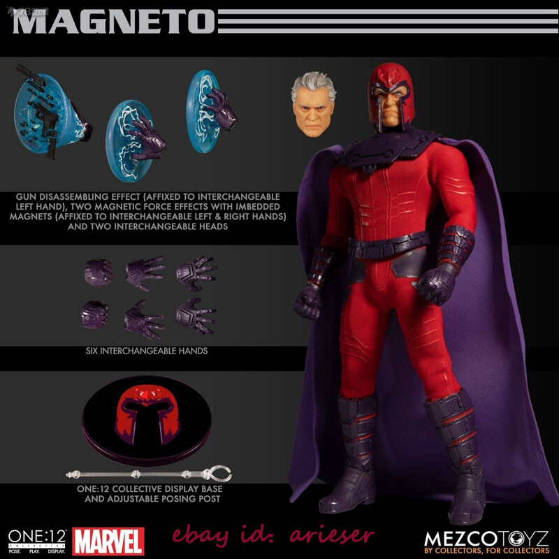 Mezco toyz X-MEN マグニート px 会場限定版 1/12 1/12 Mezco Toyz X-Men White Magneto PX 1/12 Action Figure