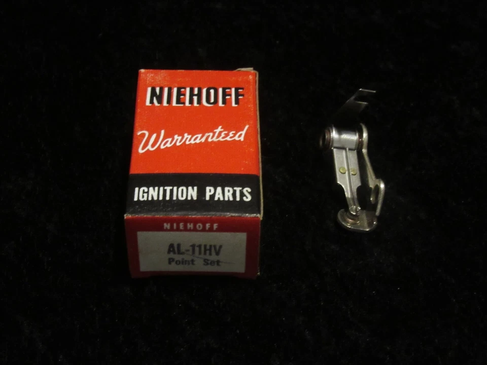 NOS 1956-1965 Chrysler DeSoto Dodge Plymouth Niehoff Ignition Contact Point Set Foto 3 de 3