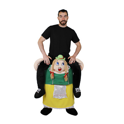 BAYERISCHE DAME HOL MICH AB KOSTÜM RITT AUF HUCKEPACK LUSTIG NEUHEIT FANCY KLEID