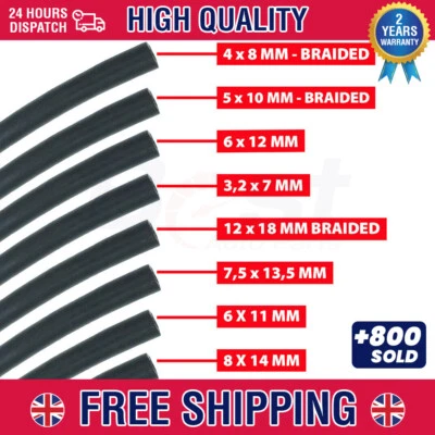 BEST AUTO PARTS (BAP) RUBBER FUEL HOSE REINFORCED PETROL DIESEL OIL ENGINE LINE PIPE