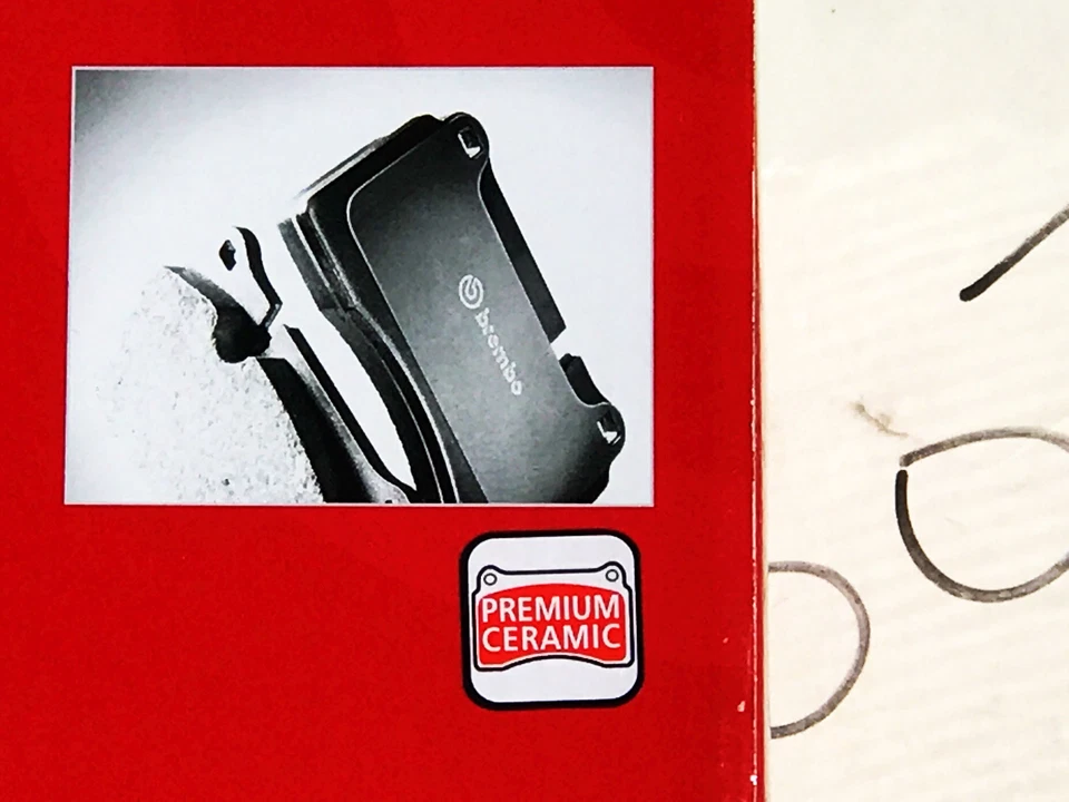 Juego de pastillas de freno traseras brembo para Chrysler Dodge Eagle Mitsubishi Plymouth NECESITA ViN# Foto 3 de 3