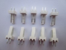 1000 pcs Pitch 2.54mm 2510 2 Pin Male Plug Connector White Color New
