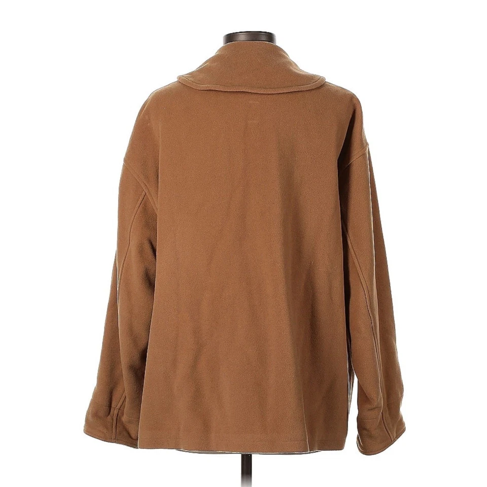 Abrigo Vintage Ralph Lauren Lana de Cordero Palanca Marrón Grande Para Mujer’s Grande Rojo Cuadros Foto 2 de 4