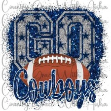 Sublimation Transfer Cowboys Football Ready To Press Heat Transfer