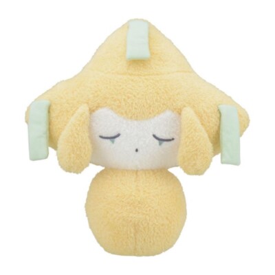 Pokemon Glow in the Dark Plush Jirachi Star Tether Life Size Sleeping Doll