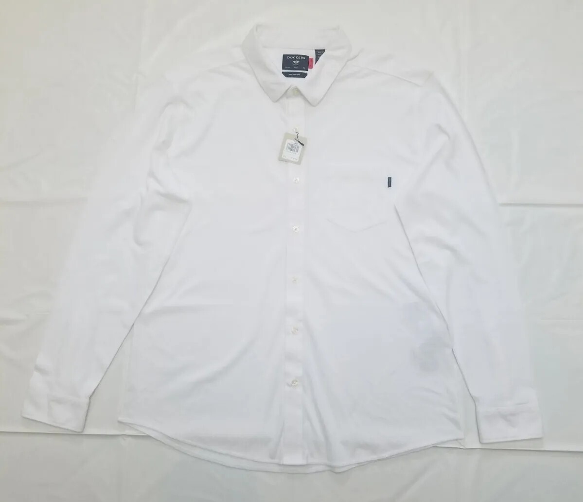 dockers white dress shirts Essential Button-Up Shirt, Classic Fit Dockers