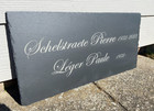 Personalised Slate Memorial Plaque Grave Marker Stone In Memory Any Name Message