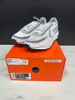 sacai x nike ldwaffle summit white mens