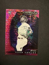 2022 Panini Chronicles - Titan Hans Crouse #11 Pink Pulsar Prizm (RC)